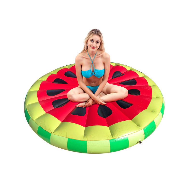 0.3mm 1.5m Watermelon Swim Ring Raft Inflatable Luxury Pool Floats For Adults