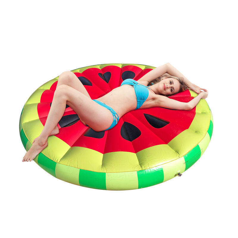 0.3mm 1.5m Watermelon Swim Ring Raft Inflatable Luxury Pool Floats For Adults