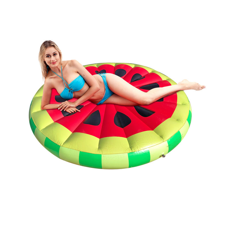 0.3mm 1.5m Watermelon Swim Ring Raft Inflatable Luxury Pool Floats For Adults