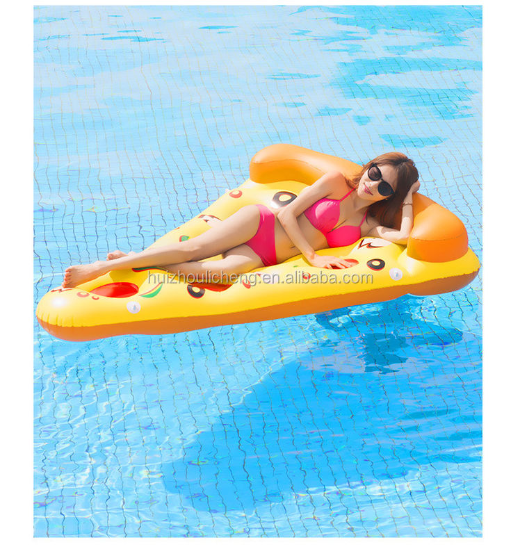 Funny Swimming Pool Pizza Pool Float 180 X 130cm  Inflatable Water Floats For Adults