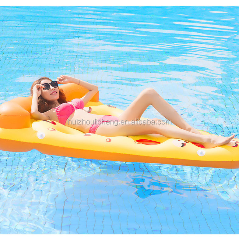 Funny Swimming Pool Pizza Pool Float 180 X 130cm  Inflatable Water Floats For Adults
