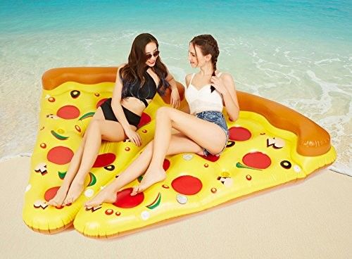Funny Swimming Pool Pizza Pool Float 180 X 130cm  Inflatable Water Floats For Adults