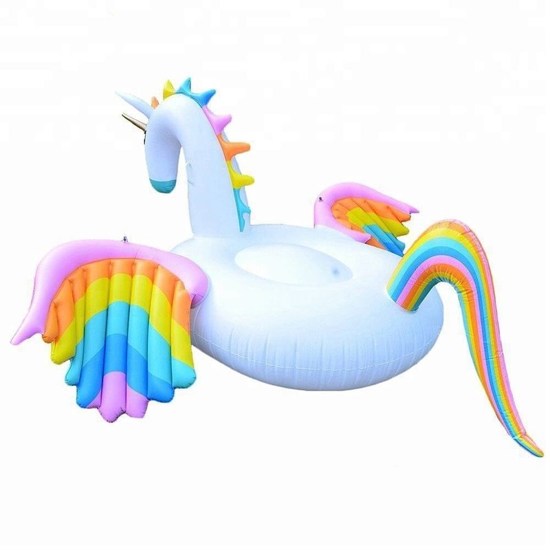 Rainbow Inflatable Adult Pool Float Swimming Pool Pegasus Float For Adult And Kids