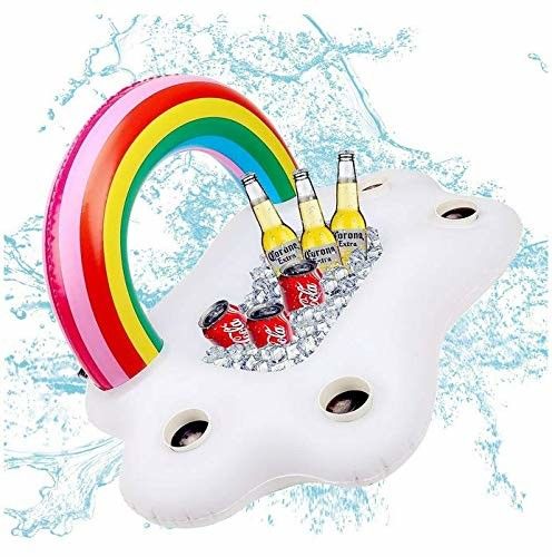 0.54kgs Cloud Shaped Swimming Pool Float Party Floating Drink Holder For Pool