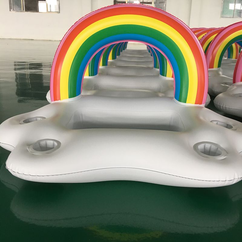 0.54kgs Cloud Shaped Swimming Pool Float Party Floating Drink Holder For Pool