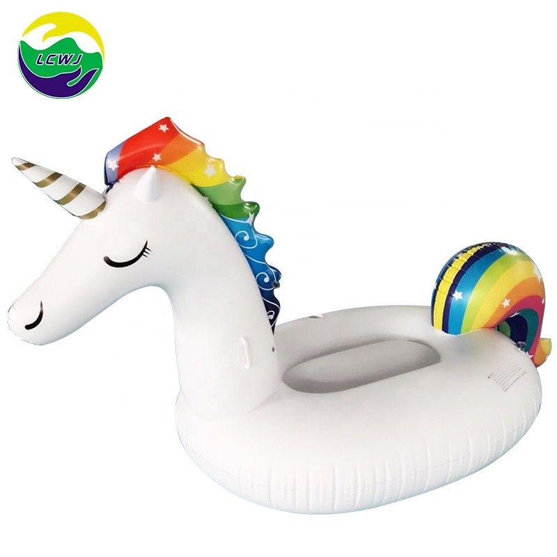 Non Toxic Swimming Pool Float Inflatable 1.5m Unicorn Pool Toy