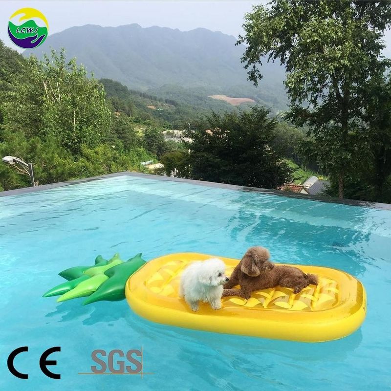 LC Factory Best Price PVC Inflatable Float Pool Float Pineapple Water Toys For Adults