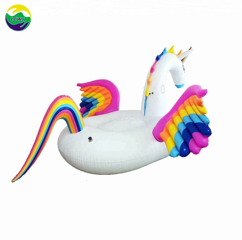 Ride On Inflatable Giant Unicorn Float 280 X 230 X 135cm Inflatable Beach Floats Floatie