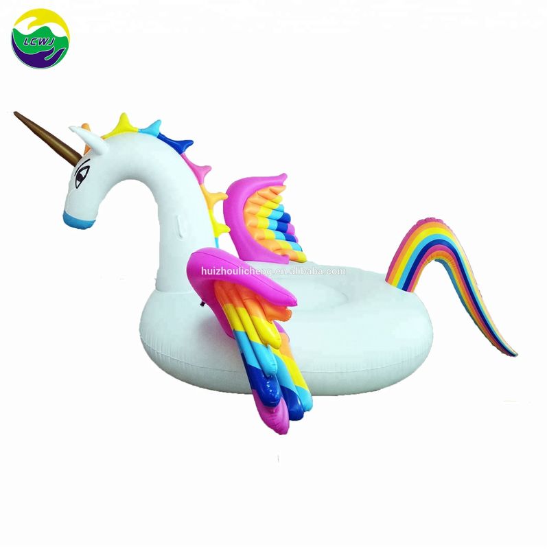 Ride On Inflatable Giant Unicorn Float 280 X 230 X 135cm Inflatable Beach Floats Floatie