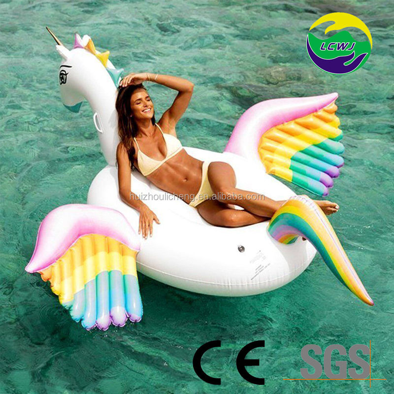 Ride On Inflatable Giant Unicorn Float 280 X 230 X 135cm Inflatable Beach Floats Floatie