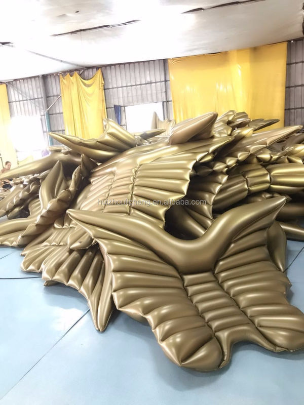 Butterfly Wings Inflatable Pool Float 250 X 180cm Customized Logo Angel Wings Pool Float