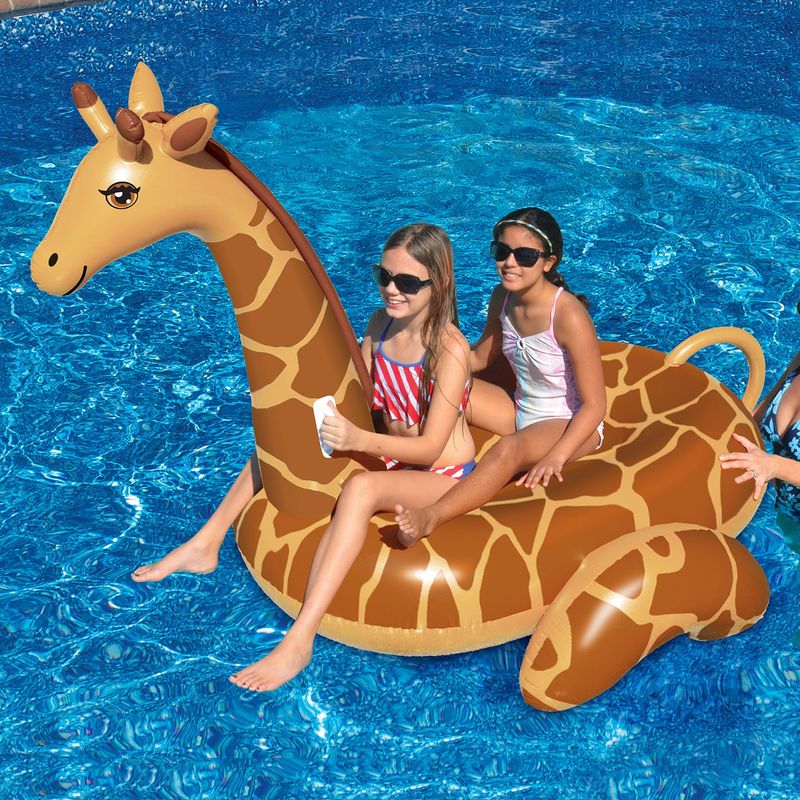 Inflatable Swim Ring Giraffe Pool 0.32mm  Float Decoration Giant Inflatable Pool