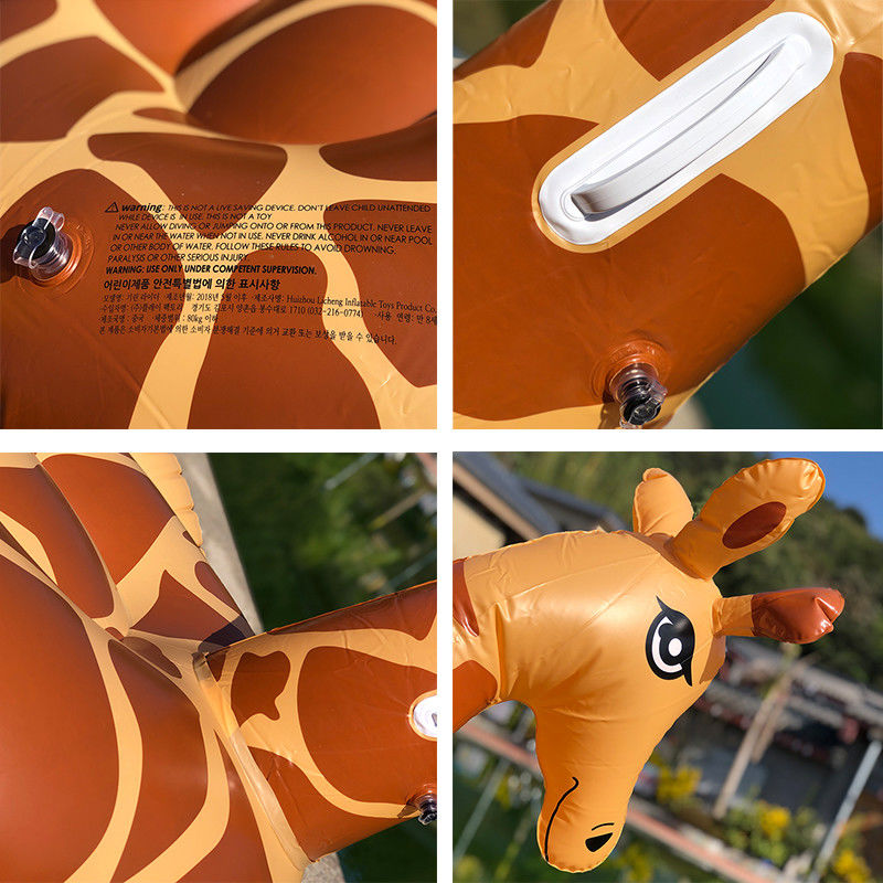Inflatable Swim Ring Giraffe Pool 0.32mm  Float Decoration Giant Inflatable Pool