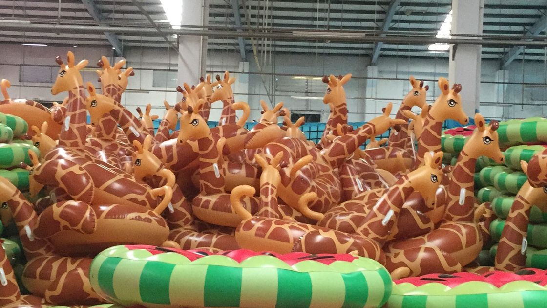Inflatable Swim Ring Giraffe Pool 0.32mm  Float Decoration Giant Inflatable Pool