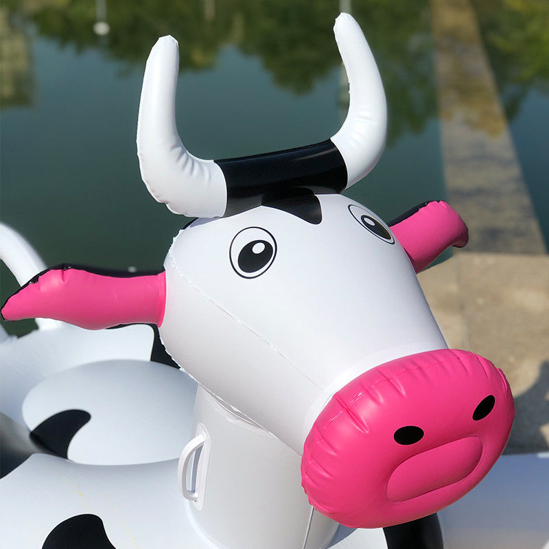 190 X 190 X 130cm Inflatable Pool Float Animal Shape Pool Float Chair Island Raft