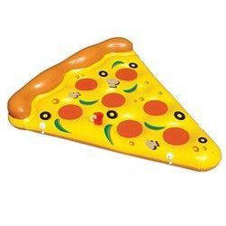 Outdoor Inflatable Pool Float 180 X 130cm Swim Water Blow Up Pizza Slice For Holder