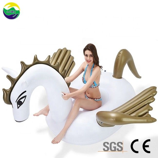 Eco Friendly Pegasus Inflatable Pool Float Horse Adult Toys 250 X 250 X 130cm