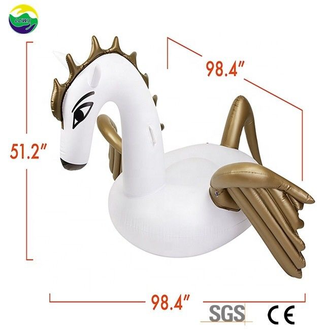 Eco Friendly Pegasus Inflatable Pool Float Horse Adult Toys 250 X 250 X 130cm