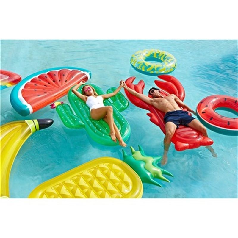 Children Cactus Inflatable Pool Float Green Outdoor Raft Lounge For Adults Summer Party
