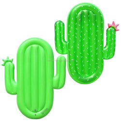 Children Cactus Inflatable Pool Float Green Outdoor Raft Lounge For Adults Summer Party