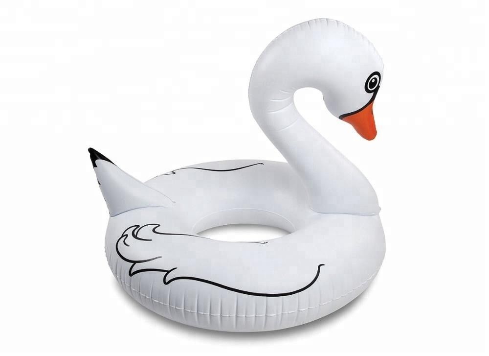 Swan Float Inflatable Swimming Ring 100 To 500kg Swimming Tube For Adults Kids