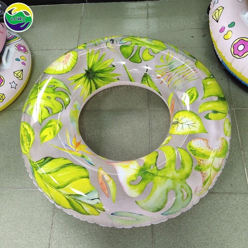 PVC 150KG Inflatable Swimming Ring Float Instagram Style Blow Up Ring Pool
