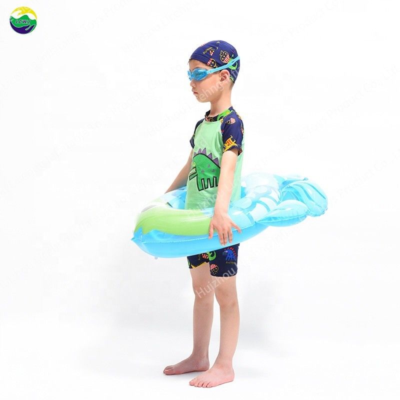 0.25mm Inflatable Outerdoor Pool Float Tube Fish Pool Toys Swimming Water Raft 8.7in
