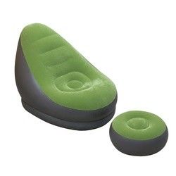 Flocked PVC Air Mattress Sofa Bed 110CM Outdoor Indoor Inflatable Beach Sofa