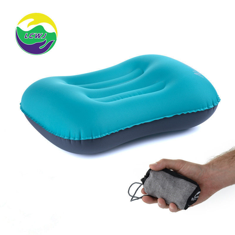 47cm TPU Inflatable Outdoor Furniture Blow Up Travel Pillow For Neck Rest