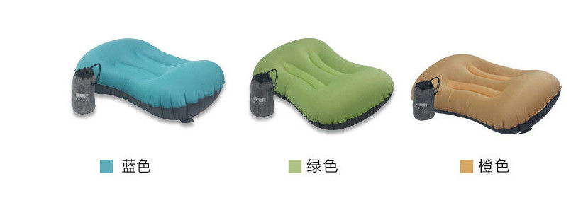 47cm TPU Inflatable Outdoor Furniture Blow Up Travel Pillow For Neck Rest