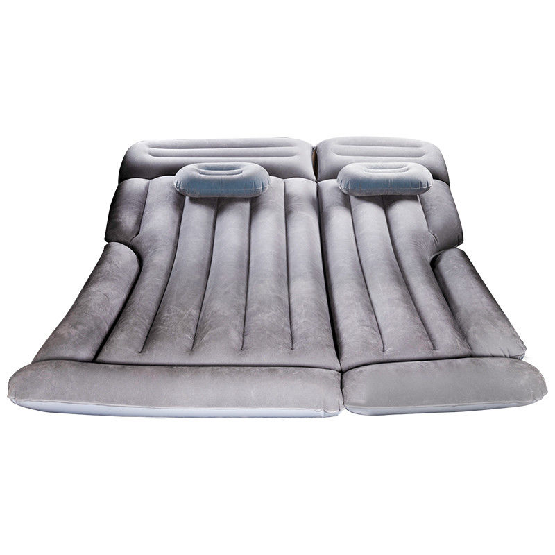 Pvc Flocking Inflatable Lounge Chair Adult Queen Size Large Camping Bed Cushion