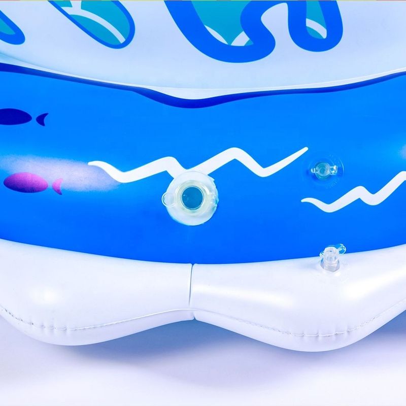 LC Huge Inflatable Mermaid Tail Sprinkler Premium Thick Eco Friendly PVC Sprays Water From Tail 6'
