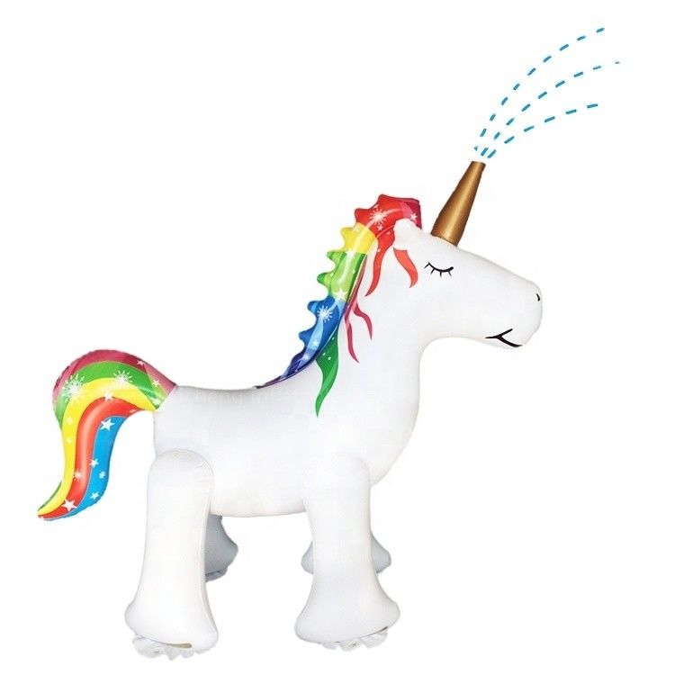 Ginormous Inflatable Sprinkler Toy Unicorn Shaped Outdoor Sprinkler Toys For Kids