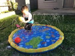 Outdoor Backyard Inflatable Sprinkler Toy Summer Fun Splash Play Mat For Toddlers