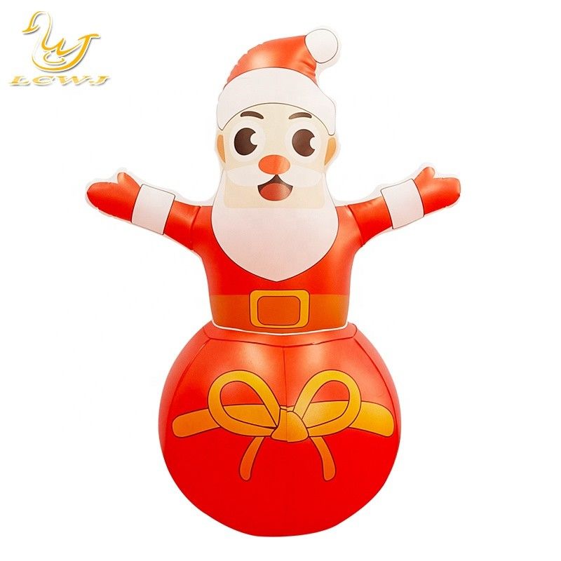 Roly Poly Air Blow Up Santa Claus Christmas Inflatable Decorations With LED Light
