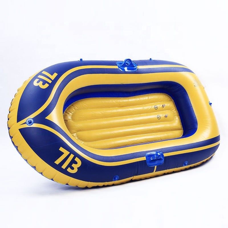 2 To 4 Person PVC Inflatable Fishing Boat For Water Games 2 Person Fishing Raft