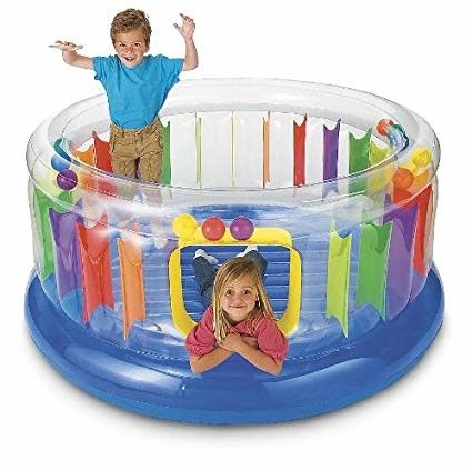 Colorful 3 Year Kid Outdoor Inflatable Toy Inflatable Castle Bouncer 69in Jump O Lene Kids Ball