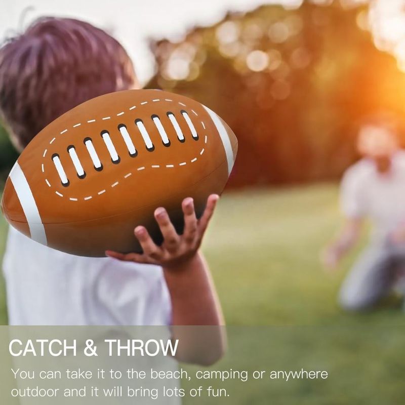 5 To 14 Years Novelty Place Inflatable Football Fun Beach Blow Up Rugby Ball