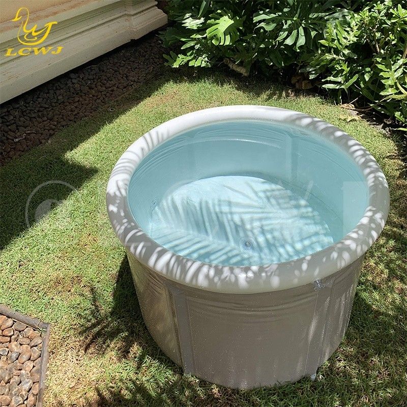 90 X 75cm Blow Up Swimming Pool Customized Portable Ice Bath 0.234mm