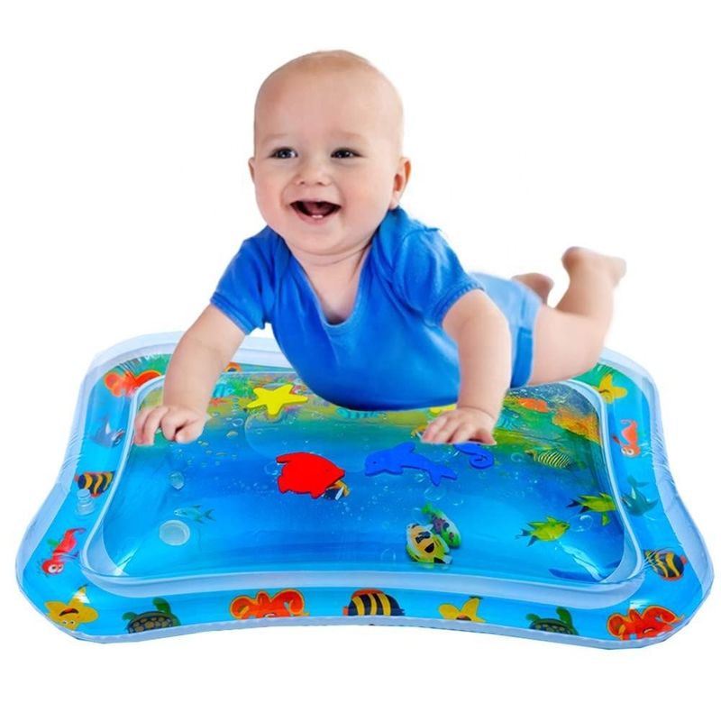 66 X 50cm Infant Water Toy Odm 3 To 12 Month Baby Inflatable Tummy Time Water Mat