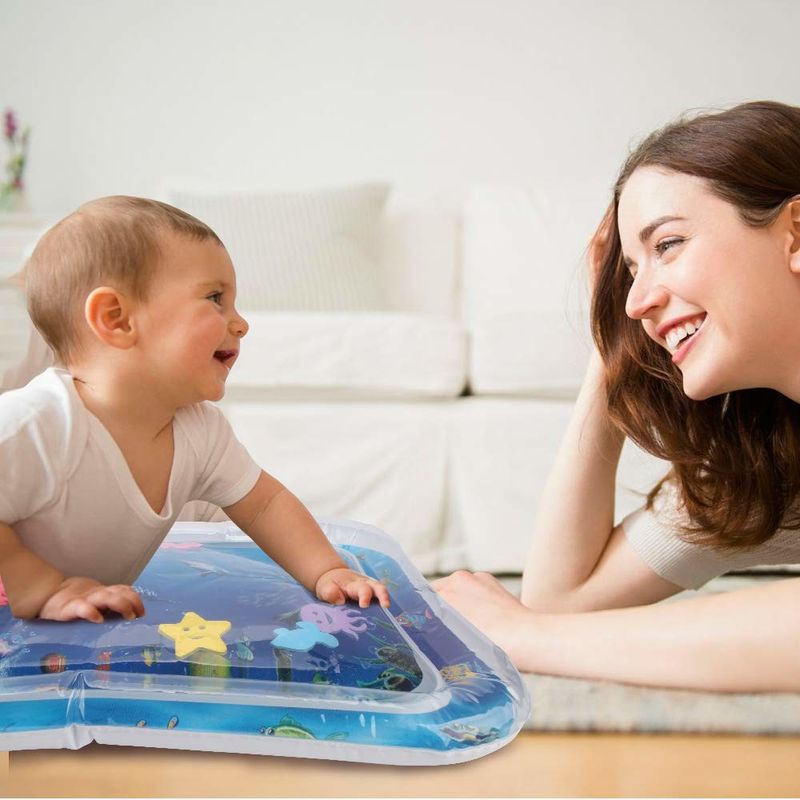 66 X 50cm Infant Water Toy Odm 3 To 12 Month Baby Inflatable Tummy Time Water Mat