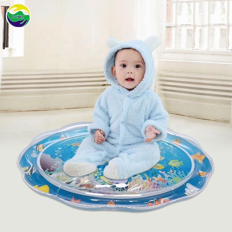 PVC Infant Water Play Mat Inflatable Baby Tummy Time Water Mat For Toddler