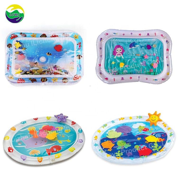 Tummy Time 66 X 50cm Infant Pool Toys Infantile Unisex Inflatable Water Play Mat
