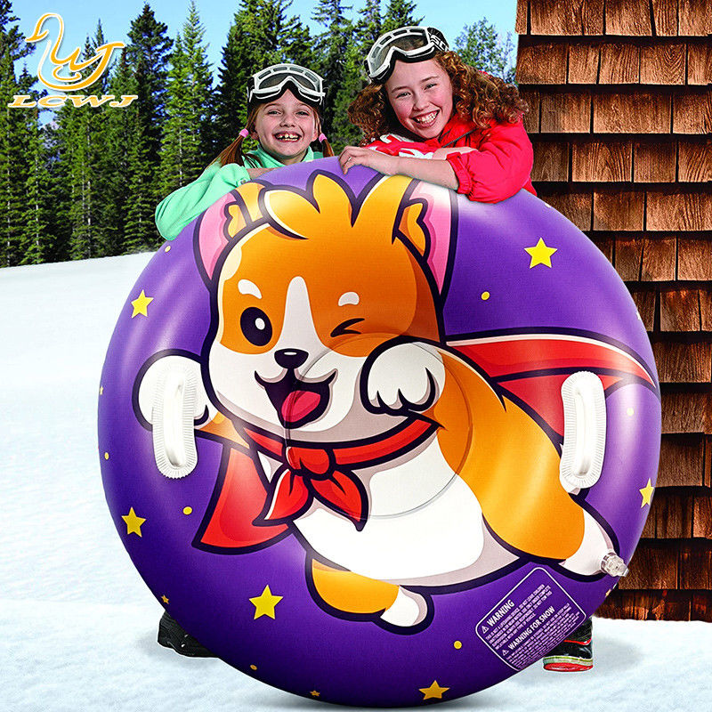 Unicorn Donut Dinosaur Sled Blow Up Sport Heavy Duty Sled Snow Tube