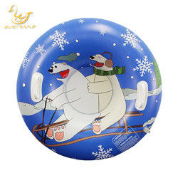 Unicorn Donut Dinosaur Sled Blow Up Sport Heavy Duty Sled Snow Tube