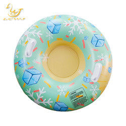 Unicorn Donut Dinosaur Sled Blow Up Sport Heavy Duty Sled Snow Tube