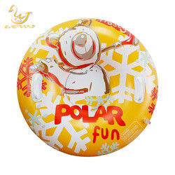 Unicorn Donut Dinosaur Sled Blow Up Sport Heavy Duty Sled Snow Tube