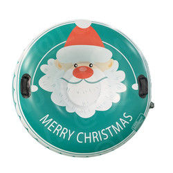 Inflatable 300kgs Towable Snow Sled Christmas Sled Heavy Duty Blow Up Sled Tube Pvc 0.6mm