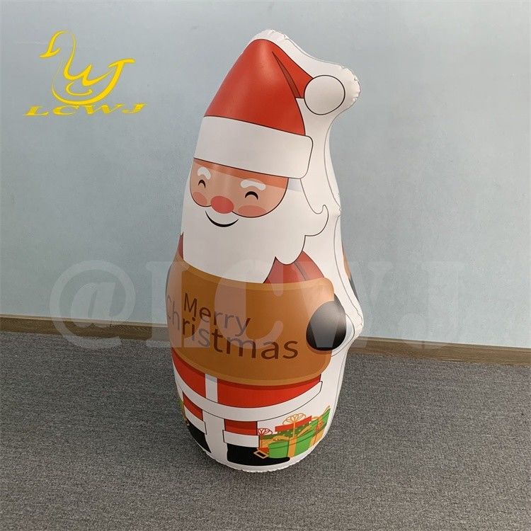 LC Blow Up Bopper Yard Decoration Christmas Inflatable Santa Claus Decorations with LED Light