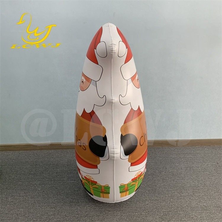 LC Blow Up Bopper Yard Decoration Christmas Inflatable Santa Claus Decorations with LED Light